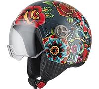 NZI Zeta 2 Casco Abierto MINIJET, Unisex-Adult, FRÜHLING, XXS