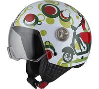 NZI Zeta 2 Casco Abierto MINIJET, Unisex-Adult, Happy Scooter, XL