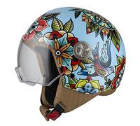 NZI Zeta 2 Casco Abierto MINIJET, Unisex-Adult, Printemps, M