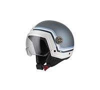 NZI Zeta 2 Casco Abierto MINIJET, Unisex-Adult, Profile Dark Titanium, XS