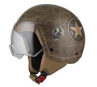 NZI Zeta 2 Casco Abierto MINIJET, Unisex-Adult, Stella, S
