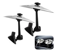 Nzkeuf 2 Paquetes Platillo Bateria para Coche, Mini Car Crash Cymbal, Ventilación del Platillo del Coche, Aliviar La Congestión del Tráfico y La Fatiga del Conductor, Apto para Todo Tipo de Vehículos