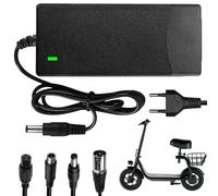 Nzkeuf Cargador Patinete Electrico, 42V 2A Cargador Patinete Xiaomi, Carga-dor Hoverboard con 4 Conectores, para Hoverboard, Bicicleta de Equilibrio, Bicicleta Electric, Xiaomi M365 Scooter Eléctrico