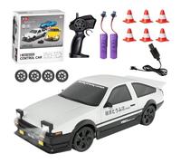 Nzkeuf RC Drift Car, 1:24 Macchina Telecomandata Drift con Fari a LED, 4WD Drift Car con Sterzo Proporzionale e Telecomando, Auto Giocattolo Telecomandata per Adulti e Bambini