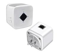 Nzkeuf Repetidor WiFi Largo Alcance, Amplificador Señal WiFi Mbit/s 2,4 GHz con Modo Repetidor/Ap y Función WPS, Extender up to 100 m2, Compatible with All Internet Boxes, 35 Dispositivos