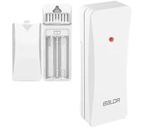 Nzkeuf Sensor Exterior para BALDR, Sensor Exterior para Estación Meteorológica, 3 Canales, Ajustable, Alimentado por Pilas, para Interiores y Exteriores
