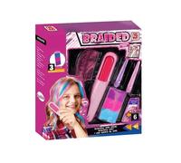 Nzkeuf Tinte Pelo Lavable Niños, 3 Colores Tiza Temporal de Colores, Regalo para Niñas de 4+ Años para Mechas de Colore, Fiesta, Navidad, Cumpleaños y Cosplay