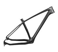 NZOQTJLBG Compatible con Cuadro de Bicicleta de montaña de Carbono Fat Bike de 26 Pulgadas x 5 Pulgadas, Eje pasante BSA de 197 x 12 mm.(Black,16inch Glossy)