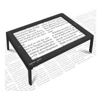 NZQXJXZ 5X Lupa con Luz, Lupa Lectura con 50 Luces LED, Lente más Grande, Soporte Plegable Manos Libres para Personas Mayores, Libros, Joyas, Trabajo, Costura, Lectura, Mala Vista