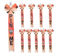 NZVCQVPU 10pcs Bowknot Ribbon Keychain con mochila de mochila Accesorios deportivos de decoración para el evento Bulk Cheer Keychain set