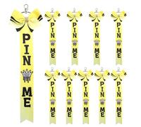 NZVCQVPU 10pcs Bowknot Ribbon Keychain con mochila de mochila Accesorios deportivos de decoración para el evento Bulk Cheer Keychain set