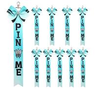 NZVCQVPU 10pcs Bowknot Ribbon Keychain con mochila de mochila Accesorios deportivos de decoración para el evento Bulk Cheer Keychain set