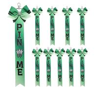 NZVCQVPU 10pcs Bowknot Ribbon Keychain con mochila de mochila Accesorios deportivos de decoración para el evento Bulk Cheer Keychain set