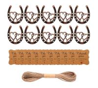 NZVCQVPU 10pcs Metal Horseshoe Bag Pends Party Partys Favor Adecuado para cumpleaños Regalos de la fiesta occidental