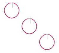 NZVCQVPU 2 cuentas blancas, 45X0.6cmx3pcs, Estándar, Estándar