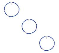 NZVCQVPU 2 cuentas blancas, 45X0.6cmx3pcs, Estándar, Estándar