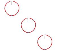 NZVCQVPU 2 cuentas blancas, 45X0.6cmx3pcs, Estándar, Estándar