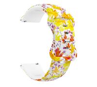 NZVCQVPU 20mm Watch Strap For Vivoactive 3 Venu SQ Vivomove HR Silicone Printing Band Forerunner 645M 245M 55 Watchband Bracelet