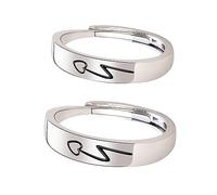 NZVCQVPU 2pcs Couples Men & Women Valentine' Day and Everyday Wear