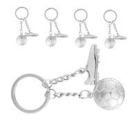 NZVCQVPU 5 uds llavero colgante de Metal llaveros deportivos para hombres niños mochila encanto accesorios para recuerdos de fiesta de juegos