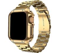 NZVCQVPU Actualice la banda de caja de acero inoxidable, para Ultra 49 mm 8 7 45 mm 44 mm, correa de caja de hebilla de metal, para iWatch 6543SE 41 mm 44 mm 38 mm accesorios