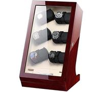 NZVCQVPU Automatic Watch Winder Box, Touch Screen & LED Lights, Quiet Motor 12+2 Watches Storage Display Case Carbon Fibre Piano Finish Beautiful Scenery