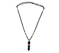 NZVCQVPU Cadena fluorescente de fluorita ajustable para mujeres para la camiseta y vestido de suéter