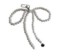 NZVCQVPU Cadena telefónica de moda Decoración de teléfonos con cuentas Bowknot Accesorio de estuche colgante para todos los modelos de accesorios de muñeca