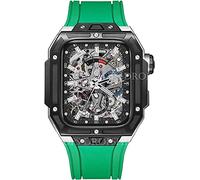 NZVCQVPU Ceramics y acero inoxidable - Funda para reloj Ultra 45 mm/44 mm Metal Giermod Fit, para iWatch Serie 8 7 6 5 4 Fluorubber - Correa de modificación Kit de cinta, For 45mm, Estándar, Estándar