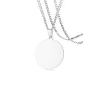 NZVCQVPU Collar colgante para hombres, collar para mujeres joyas de moda de acero inoxidable colgante con cadena de 24 pulgadas