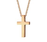 NZVCQVPU Collar colgante para mujeres acero inoxidable, collar de rapero para hombres colgante cruzado