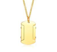 NZVCQVPU Collar colgante para mujeres, collar de hip hop para hombres colgante de perros de acero inoxidable con cadena de 24 pulgadas