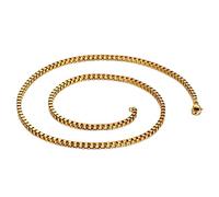 NZVCQVPU Collar de cadena de caja para mujeres de 18-28 pulgadas, collar de collar de acero inoxidable para hombres 1,5-3 mm Collar de cadena de roca
