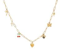 NZVCQVPU Collar de encanto para wome boquh heart star shell joyería de joyería