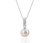 NZVCQVPU Collares, collar de perlas para mujeres colgantes de cadena de caja geométrica 17.8x8.2 mm