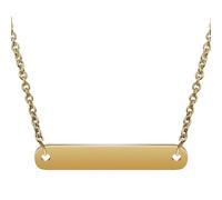 NZVCQVPU Collares de acero inoxidable para mujeres, collar para mujeres joyas simples colgante de barra lateral