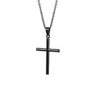 NZVCQVPU Collares de cadena de hombre colgantes, collar para mujeres colgantes de acero inoxidable simple con cadena de 24 pulgadas
