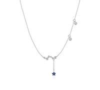 NZVCQVPU Collares para mujeres niñas colgantes de cristal azul collar de gargantilla de delicadeza collares de temperamento elegante para mujeres regalos de cumpleaños presente collar de gargantillas