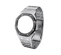 NZVCQVPU el Oak All Metal Bezel Strap Watch Bands For GA2100VB-1A Mod Kit Accessories watch strap