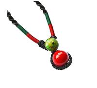 NZVCQVPU Elegante cadena de clavícula roja trenzada Mujeres étnicas Desgaste cómodo para Daily Party Club