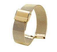 NZVCQVPU Elegante correa de reloj fina cadena para hombres y mujeres de acero inoxidable Liberaciones rápidas ajustable Lenh Rose-13,0 mm (Color: Color, Tamaño: 22 mm) (color 18 mm), For Zeblaze AR 2