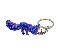 NZVCQVPU Figura coleccionable Collectible Figura Keychain 3D Impreso articulado para entusiastas de los zorros