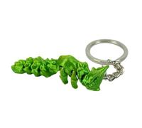 NZVCQVPU Figura coleccionable Collectible Figura Keychain 3D Impreso articulado para entusiastas de los zorros