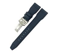 NZVCQVPU For IWC Le Petit Prince Big Pilot IW3777 Black Sport Fiber Canvas Watch Strap 20mm 21mm 22mm Nylon Leather Watchband