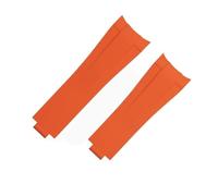 NZVCQVPU For Strap Submariner Daytona GMT Natural Rubber FKM Lengthened Watch Strap Glide Buckle 20mm Curved End Fluororubber Watch Bands