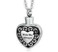 NZVCQVPU for Women Heart, Customize Steel Memorial Locket for Men with Funnel Kit & Bag