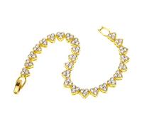 NZVCQVPU Heart Link Choker para mujeres Drinestone 7 pulgada-18 cm