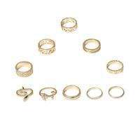 NZVCQVPU Hollow Out Punk Style Rose Set Women ENTRADAESS UNICA
