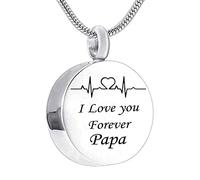 NZVCQVPU Jewelry Steel, Small Jewelry Round I Love You Forever... for Men Women with Funnel Kit & Bag