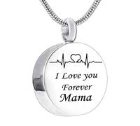 NZVCQVPU Jewelry Steel, Small Jewelry Round I Love You Forever... for Men Women with Funnel Kit & Bag